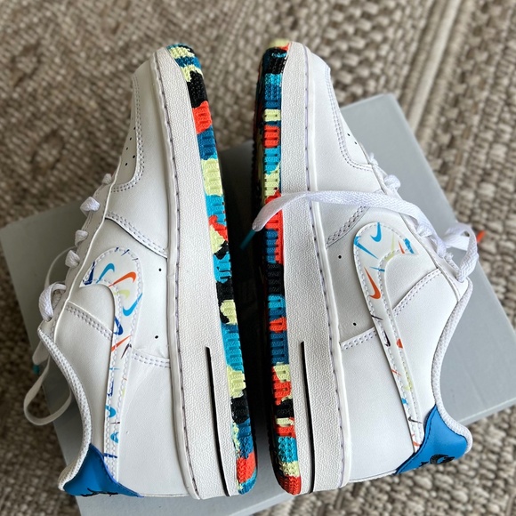 Nike Air Force 1 LV8 GS Multicolor Sneakers Size 4.5 Youth W/Original Box - Picture 8 of 16